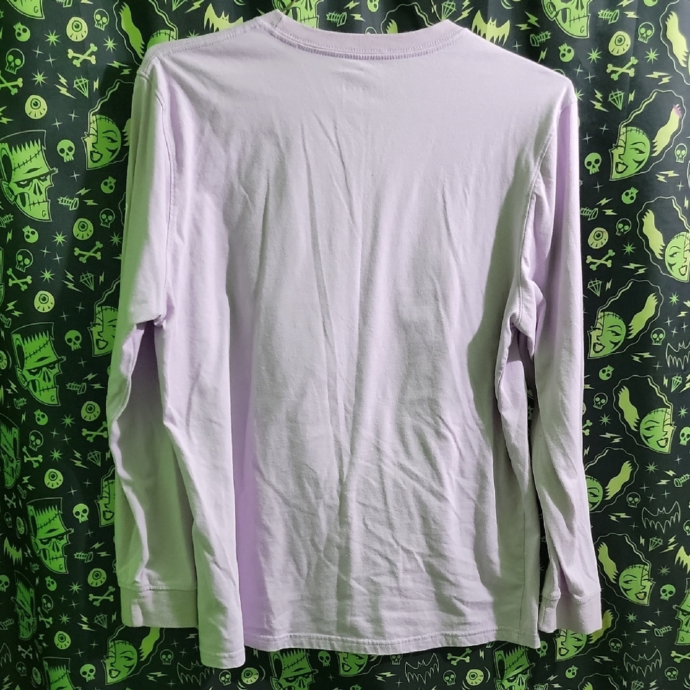 Disney The Muppets Kermit Dreamer Long Sleeve Lavendar Shirt - Picture 5 of 5